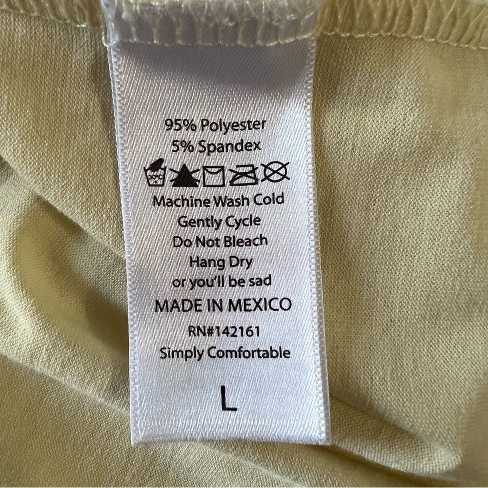Lularoe "Lipstick, Juke Box, Good Tunes" Cream/Orange T-shirt -- L - Picture 12 of 13